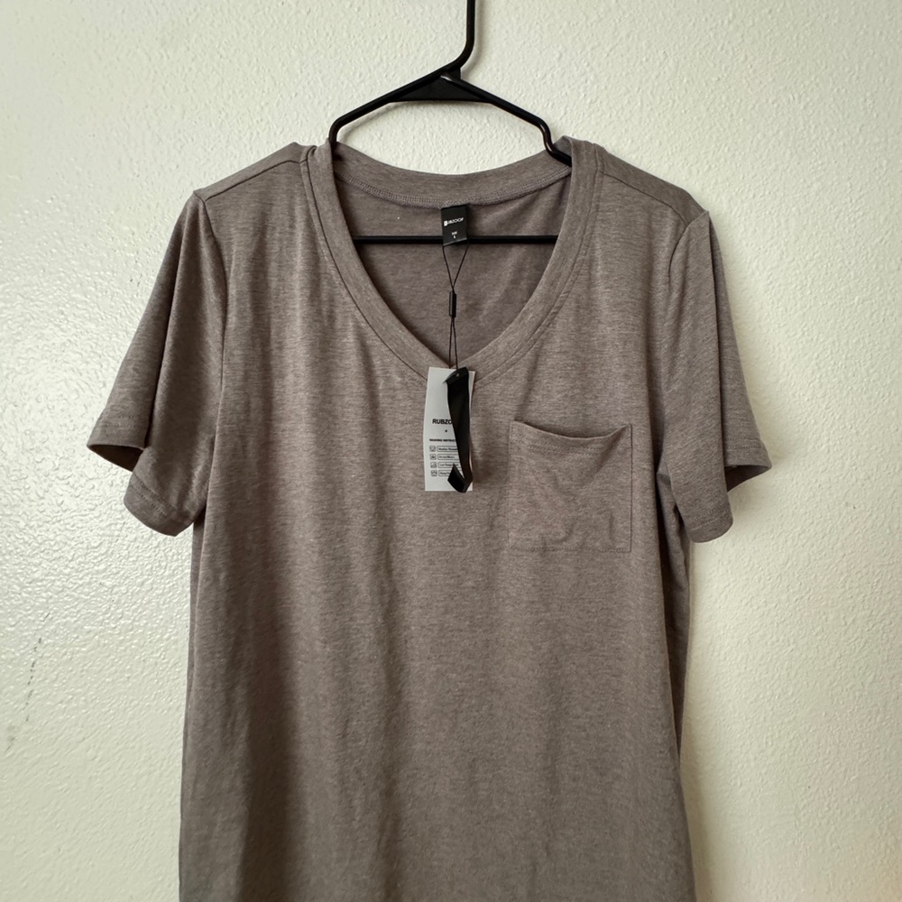 Men's Short Sleeve V-Neck Tee - Gray